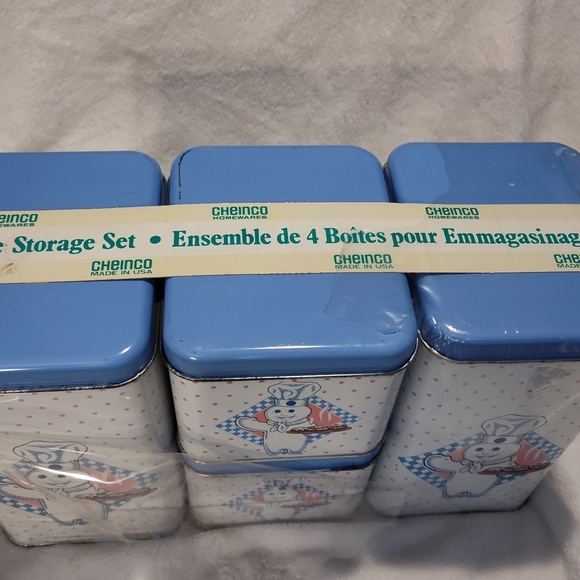 Vintage 1988 Pillsbury Cookie Canisters (Set Of 4) - Picture 2 of 12